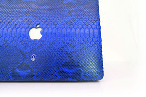 Royal Blue Python Macbook Case