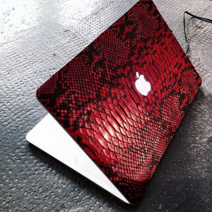 Red Python Macbook Case