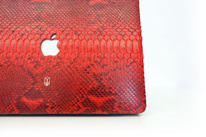 Red Python Macbook Case