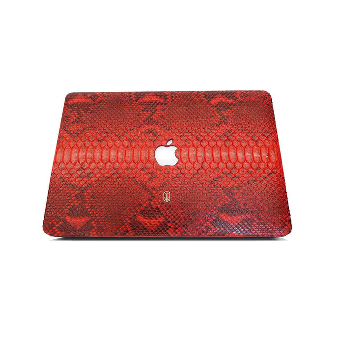 Red Python Macbook Case
