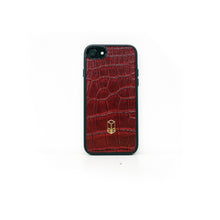 Load image into Gallery viewer, Red Crocodile iPhone Case