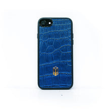 Load image into Gallery viewer, Royale Blue Alligator iPhone Case