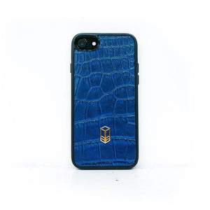 Royale Blue Alligator iPhone Case